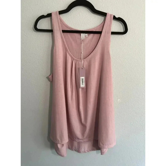 Bare Necessities NWT Soft Rose Pink Sleeveless Jersey Tank Sleep Top XL - Picture 4 of 7